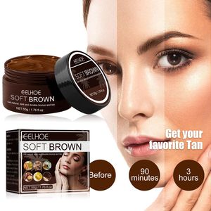 Crema Autobronceadora Suave Color Marrón, Bronceado Intensivo, Bronceador para Exteriores, Verano, Playa, Bronceado Duradero sin Sol, Loción Corporal Autobronceadora - Product Image 4