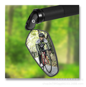 Mới đến thép không gỉ xe đạp bên gương sửa đổi phổ quát xe máy Gương xem phía sau - Product Image 5