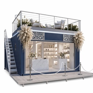 Quiosco de Venta al por Menor en Contenedor Desplegable Elegante de 20 pies, Stand de Exhibición Móvil Modular, Tienda Prefabricada en Contenedor para Marcas de Belleza y Estilo de Vida - Product Image 4