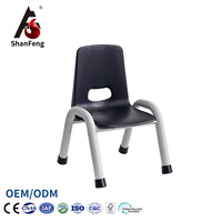 Chaises d'école empilables ergonomiques et durables en plastique pour enfants de maternelle, couleurs personnalisables, vente en gros