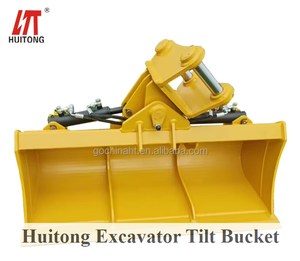 <span class=keywords><strong>Godet</strong></span> d'inclinaison personnalisé OEM pour mini-excavatrice Godets d'inclinaison rotatifs à double cylindre hydraulique pour pelleteuse - Product Image 2