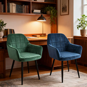 Chaises de salle à manger de style italien, rembourrage, fournitures hôtelières, style transitionnel, pour la salle à manger familiale - Product Image 4