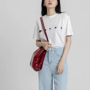 Bolsos <span class=keywords><strong>de</strong></span> hombro <span class=keywords><strong>de</strong></span> <span class=keywords><strong>charol</strong></span> suave para mujer, bolso <span class=keywords><strong>de</strong></span> compras Retro <span class=keywords><strong>de</strong></span> gran capacidad para mujer, bolso <span class=keywords><strong>de</strong></span> mano informal <span class=keywords><strong>de</strong></span> Color sólido a la moda para mujer - Product Image 3