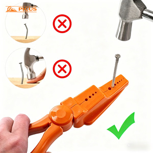 Pince de sécurité anti-choc pour clous en plastique, support de clous, protection des doigts, outil domestique PICUS11, design pour protéger les doigts - Product Image 1
