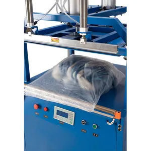 OUXIN OX 600 80QGXC25 Hydraulic small pillow vacuum press packing machine used for doll and quilt compression packaging