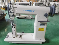 JUKKY Promotion 810 Machines à coudre point noué à bras vertical professionnelles à aiguille simple pour perruques, cuir, cheveux et chaussures