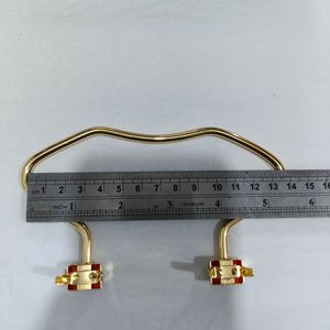 Asa metálica para bolsos Hongyuan, color oro claro y bronce, color sólido, para cajas, primavera 2024 - Product Image 3