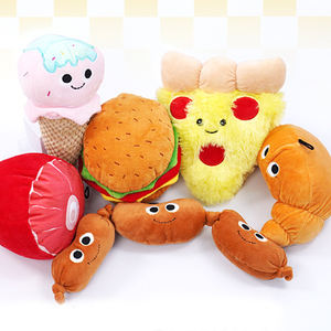 Minerva toptan interaktif köpek ısırma oyuncak Plushy gıda tema gıcırtılı ses parti eğlenceli malzemeleri Bite dayanıklı enerji - Product Image 2