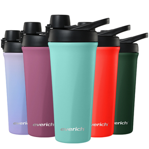 Shaker Everich 26oz/750ml con Sfera Agitatrice Fissa per Polveri, Bottiglia Isolata Sottovuoto <span class=keywords><strong>a</strong></span> Doppia Parete, per Fitness - Product Image 1