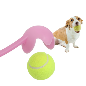 Toptan çevre dostu basit interaktif açık yavru egzersiz oyun oyuncak sürdürülebilir ABS tenis topu köpek eğitim aracı dayanıklı - Product Image 6