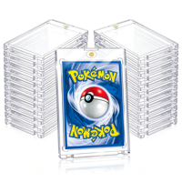 Porte-cartes magnétique résistant aux UV 35pt, protège-cartes rigide pour cartes Pokémon, support magnétique pour cartes