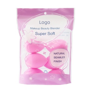 Set di 6 Spugne per Trucco Senza Lattice 6*4cm, Utilizzabili a Secco e Bagnato, Forma a Goccia d'Acqua con Bordo Smussato - Product Image 6