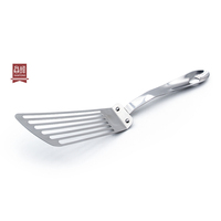 Accessoires de cuisine Gadgets pour la maison et la cuisine Spatule à poisson en acier inoxydable pour la friture de viande et de bifteck Spatule fendue/tourneur