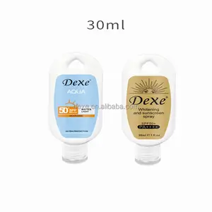 Dexe SPF 90 tabir surya pelembab pemutih tabir surya organik krim wajah Spf 90 Label pribadi OEM ODM