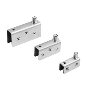 Bisagra de acero inoxidable para vidrio de 1.5 mm, diseño minimalista empotrado para puerta de vidrio, fácil instalación - Product Image 2