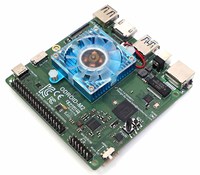 Carte mère ODROID-M2 alimentée par un processeur Rockchip RK3588S2 Octa-core avec NPU intégré 6 TOPS (INT8) pour les tâches d'IA/ML, 3 fois plus rapide que le M1