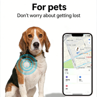 Traceur GPS pour animaux domestiques (chiens et chats) léger, certifié MFI, étanche, avec logo personnalisé en couleur, réseau 4G, localisation mondiale