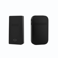 Sonnette de porte extérieure sans fil, étanche, sans batterie, auto-alimentée, ensembles de sonnettes de porte, sonnettes de porte intelligentes cinétiques pour la maison et l'extérieur