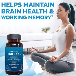 Индивидуальный логотип для улучшения здоровья мозга, Антарктическое масло криля с Омега-3 - Product Image 2