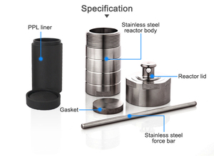 Réacteur hydrothermal haute pression certifié ISO (récipient sous pression) - 20L/200L pour la recherche sur les nanoparticules et les polymères - Product Image 6