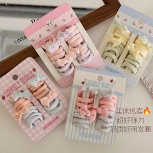 Set di 16 Elastici per Capelli in Filato Lavorato a Maglia con Fiocco Bicolore Sweet Princess per Bambine dai 3 ai 10 Anni, per <span class=keywords><strong>Acconciature</strong></span> Quotidiane - Product Image 3