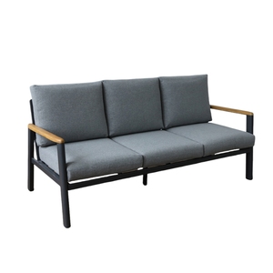 4 पीसी एल्यूमीनियम वार्तालाप सेट आउटडोर फर्नीचर पैटियो टेबल आउटडोर लिविंग छत पिछवाड़े बालकनी बगीचे सोफे सोफे - Product Image 3