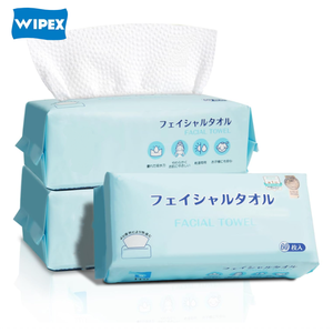<span class=keywords><strong>WIPEX</strong></span> Oem 100% Organic Soft Lavage des mains et du visage Papier hygiénique Salon Spa Maquillage Serviette jetable propre pour le visage - Product Image 1