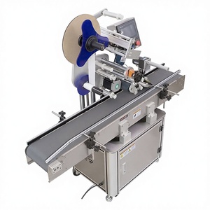 Automatic Flat Labeling Machine for Phone Case Screen <b>Protector</b> Carton Color Box Chocolate Flat Surface Label Applicator - Product Image 1