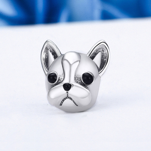 Silver Plated <b>French</b> <b>Bulldog</b> Charm Animal Pendant Cute Alloy Jewelry <b>Gift</b> Unisex - Product Image 2