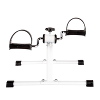 Bicicleta estática Nini debajo del escritorio entrenamiento pie brazo y pierna pedal rehabilitación física ejercitador entrenador