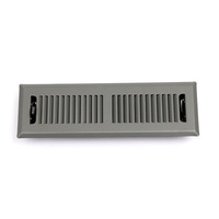 Grille d'aération linéaire encastrée en fer minimaliste 2*10 de haute qualité pour appartement et hôtel (HVAC)