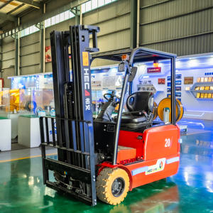 Carretilla elevadora eléctrica de 3 ruedas marca OEM Shantui, camión de rueda de tres puntos con batería de litio 1,6 T 1,8 T 2T Triplex Mast 4,5 m 5M 6m Reach - Product Image 1