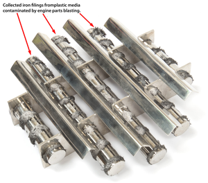 10000 12000 किलोग्राम के स्थायी नियोडिमियम चुंबकीय ग्रिल पृथक्करण विदेशी धातुओं को हटाने के लिए बैफल्स के साथ चुंबक को ग्राट करता है - Product Image 2