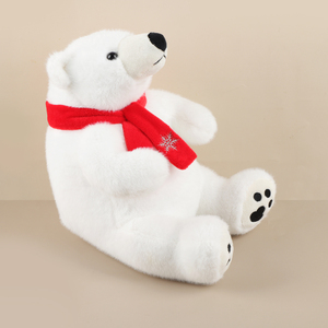 <strong>Cute</strong> Polar <strong>Bear</strong> Customized Stuffed Animal Toys with Scarf Soft <strong>Bear</strong> Toys for Kids - Product Image 5