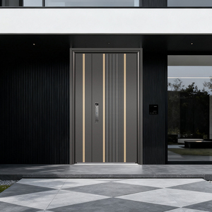 Hiện đại lớn tùy chỉnh thép không gỉ chống trộm nhập cửa cho biệt thự & căn hộ bên ngoài - Product Image 3