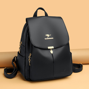 Balidaisduroo Thương Hiệu Trung Quốc Kangaroo vai chất lượng cao da của phụ nữ ba lô công suất lớn túi chống thấm nước cho phụ nữ - Product Image 2