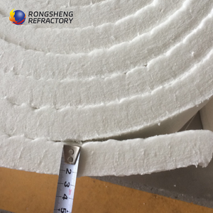 Alto zircone 1500 gradi <span class=keywords><strong>Fiber</strong></span> ceramiche 10 15 20 25mm di spessore coperte in fibra ceramica ad alta temperatura - Product Image 3