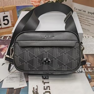 Borsa a Tracolla Sportiva da <span class=keywords><strong>Uomo</strong></span> alla Moda, Traspirante, Impermeabile e Antibatterica, con Motivo a Righe in PU - Product Image 6