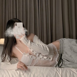 Top Corset de Encaje con Tirantes, Lencería Sexy para Mujeres con Curvas, Ropa de Dormir Íntima para Adolescentes - Product Image 2