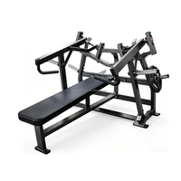 Presse à pectoraux plate à charge libre Kpeakfit en acier, capacité 200 kg