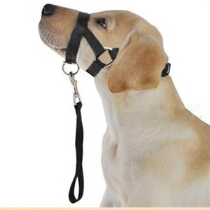 Dog Muzzle With Leash Black Soft Training Collar For Dogs Size S M L XL XXL Pet Walking Supplies Anti Bite - Product Image 5