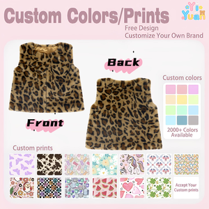 Kids Leopard Print Faux <strong>Fur</strong> Vest <strong>Girls</strong> Sleeveless Fluffy <strong>Fur</strong> Waistcoat Children Autumn Winter Warm Outerwear Toddler <strong>Fur</strong> <strong>Gilet</strong> - Product Image 3