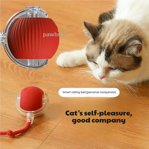Giocattolo Interattivo Intelligente per Gatti, Palla USB Ricaricabile con Rotolamento Automatico, Ecologico in PC/EVA, per Alleviare la Noia e Allenare i Gatti da Interno - Product Image 5