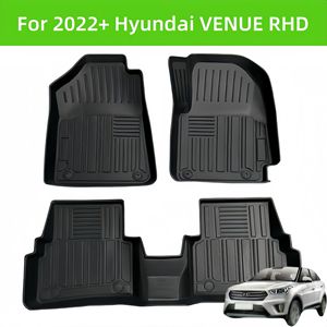 Alfombrillas de Coche 3D TPE para <span class=keywords><strong>Hyundai</strong></span> VENUE <span class=keywords><strong>2022</strong></span>+ (Volante a la Derecha), Impermeables, Antideslizantes, Ajuste Personalizado, Alfombra Protectora para el Suelo - Product Image 2
