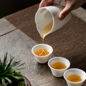 Dehua White Porcelain Fairness Cup Cone Shape Ceramic <b>Tea</b> Dispenser For Kung Fu <b>Tea</b> <b>Set</b> Afternoon <b>Tea</b> Serving - Product Image 3