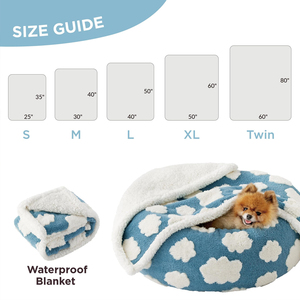 Surewalhome ผ้าห่มกันน้ำสำหรับสุนัขและแมวผ้าห่มขนแกะหนานุ่มผ้าห่มสองด้านผ้าเชอร์ปาสงบพิมพ์ลายดอกไม้ - Product Image 6