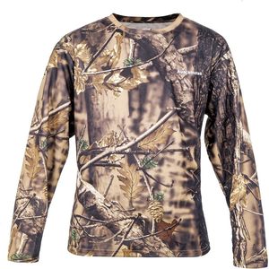 Camisa de Caza de Manga Larga Personalizada para Hombre, Transpirable, de Poliéster, Cuello Redondo, con Estampado por Sublimación - Product Image 1