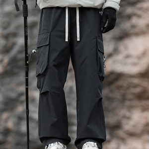 2025 <b>Men's</b> Summer New Fashion Comfortable Casual Embroidered Light <b>Overalls</b> Straight Breathable Daily Matched All Popular Cool - Product Image 2