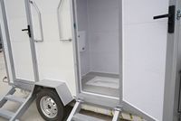 Toilettes portables en PE haute densité pour événements et festivals, certifiées CE