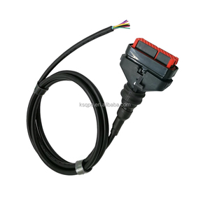 Câble de signalisation avec faisceau de fils et connecteur à bornier vert pour équipement de contrôle industriel - Product Image 4
